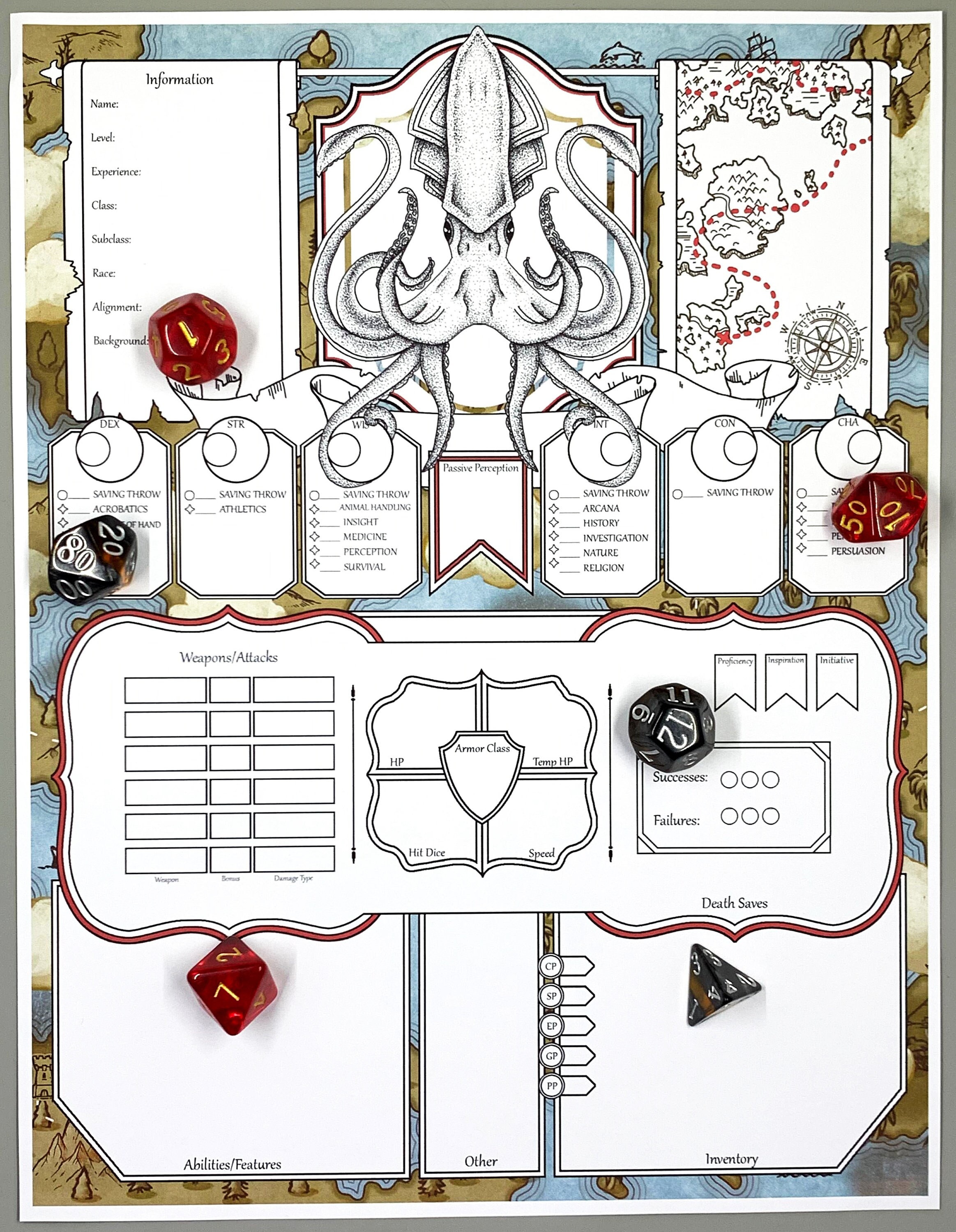 Coolest DnD Character sheet ever made 😲 dnd dnd5e ttrpg🕧 Discover