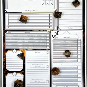 Blood Hunter Dnd 5e Character Sheet | Dnd Character Journal | Dungeons ...