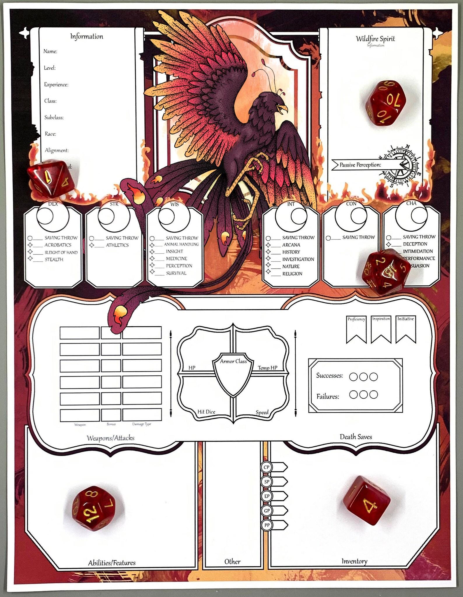 フェニックスドルイド サークル・オブ・ワイルドファイア DnD 5e 