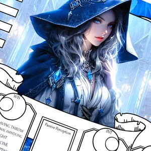 Spellcaster Dnd 5e Character Sheet Dnd Character Journal Dungeons and ...