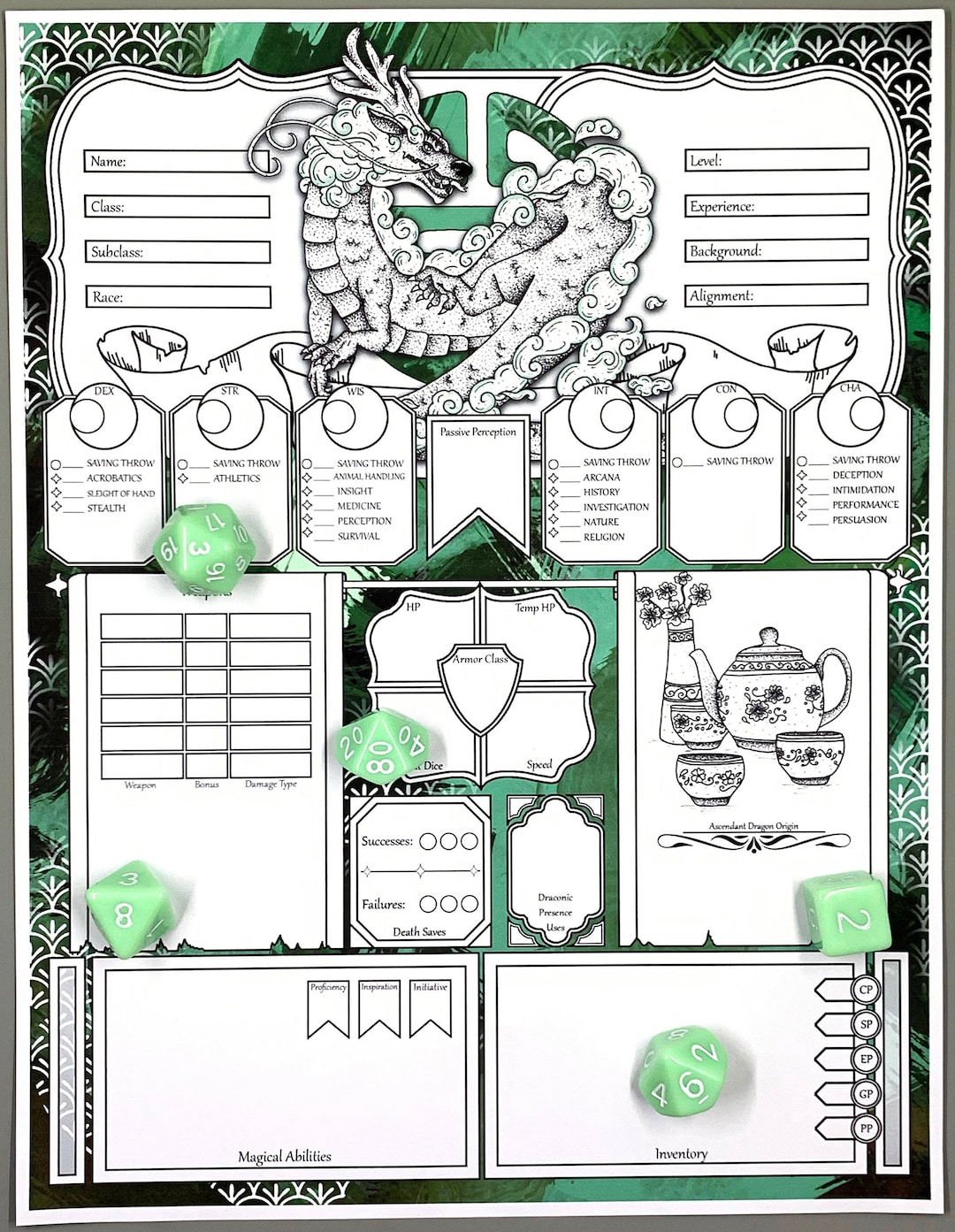 Monk Dnd 5e Character Sheet Dnd Character Journal Dungeons and Dragons