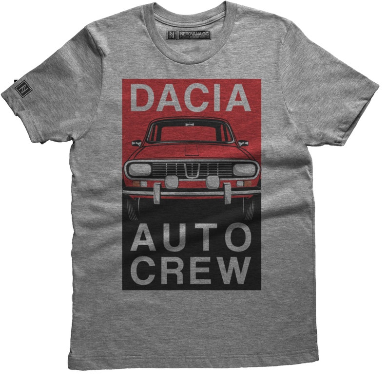 Dacia Auto Crew - PUBG Tee Gray | Red