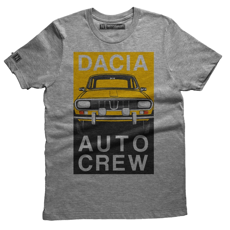 Dacia Auto Crew - PUBG Tee Gray | Yellow