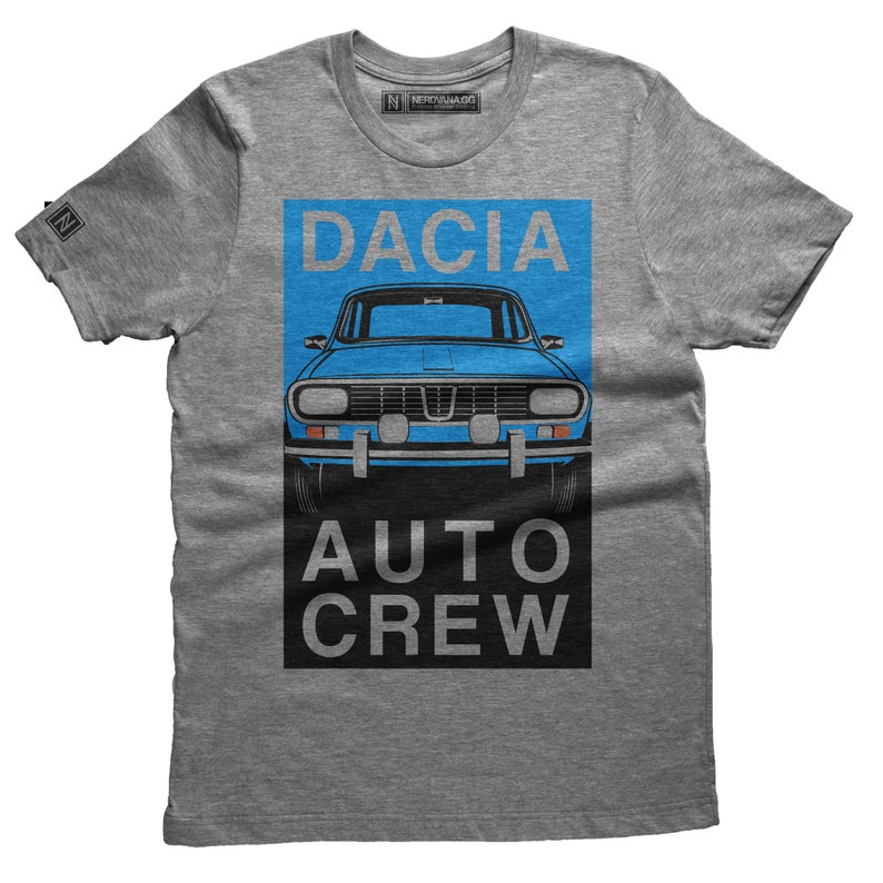 Dacia Auto Crew - PUBG Tee Gray | Blue