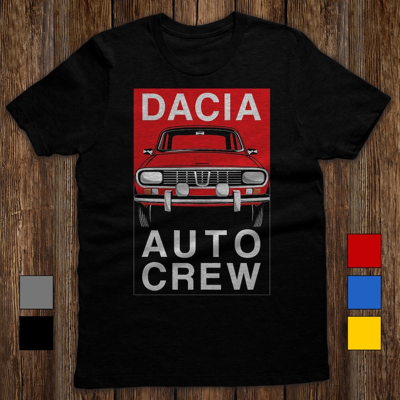 Dacia Auto Crew - PUBG Tee Black | Red