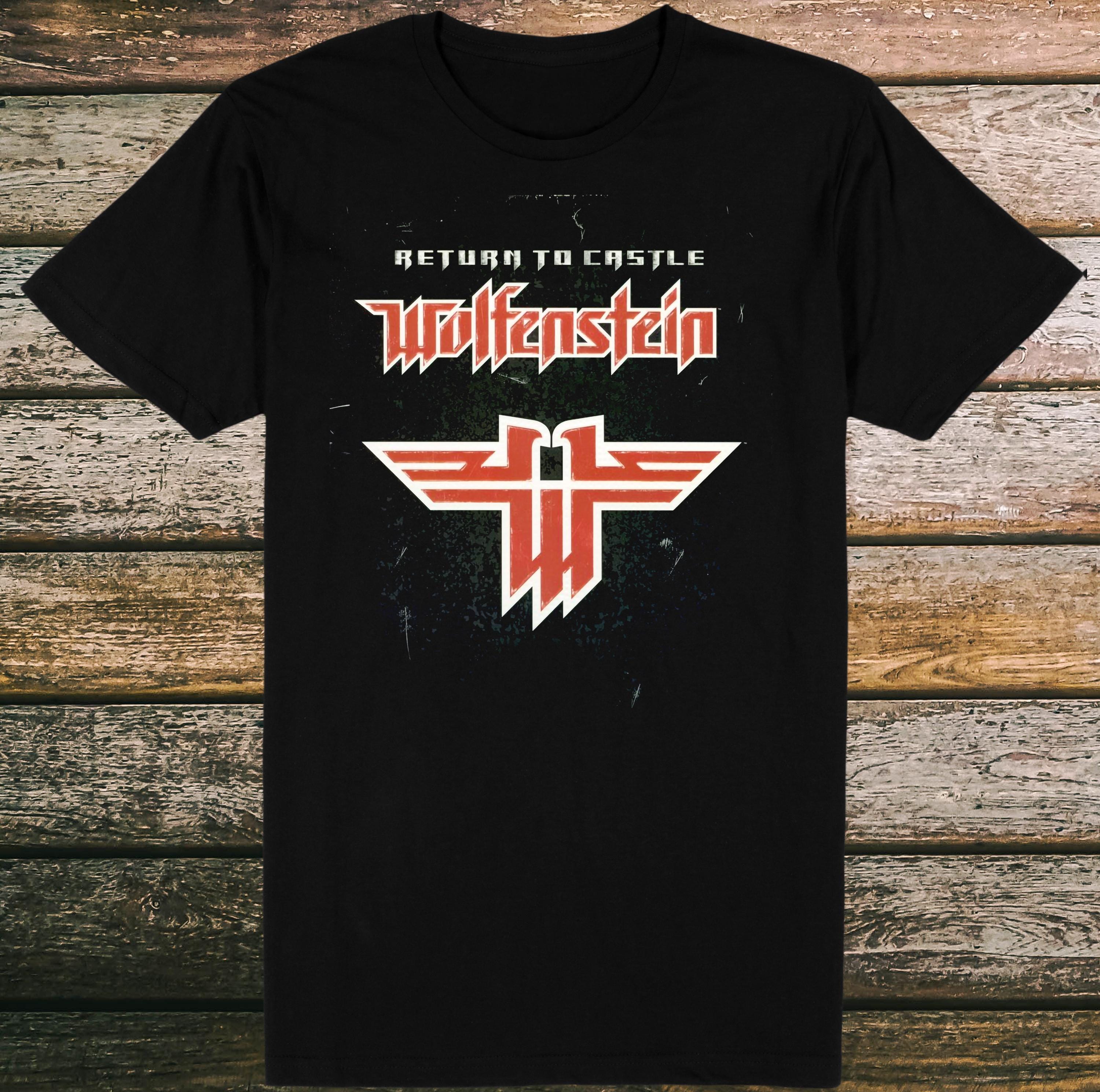 T-shirt Wolfenstein – Made In USA – 100% Coton – Tailles S à 5XL – Vintage