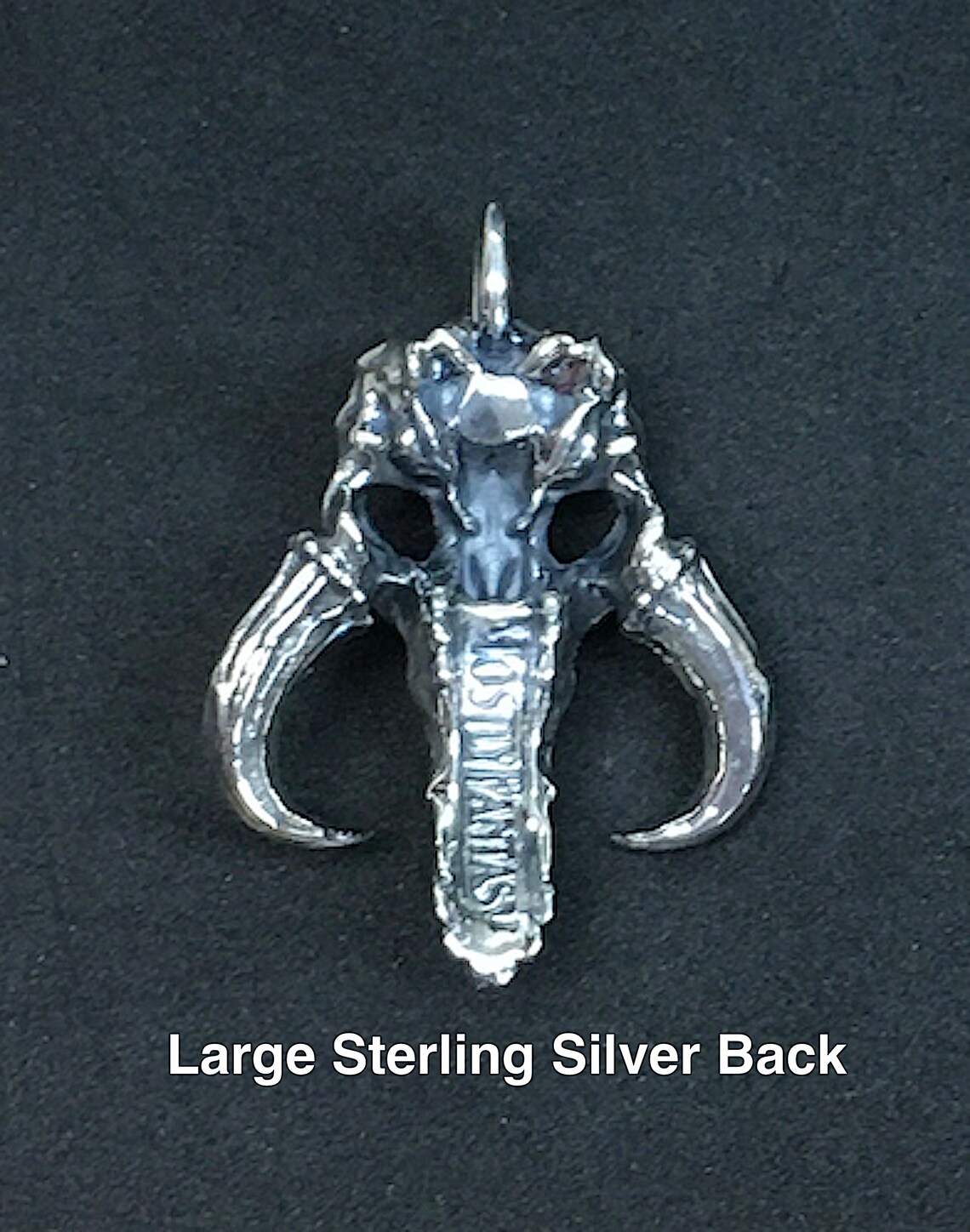 Large (original Size) Mythosaur Skull Pendant in Sterling Silver. (this ...