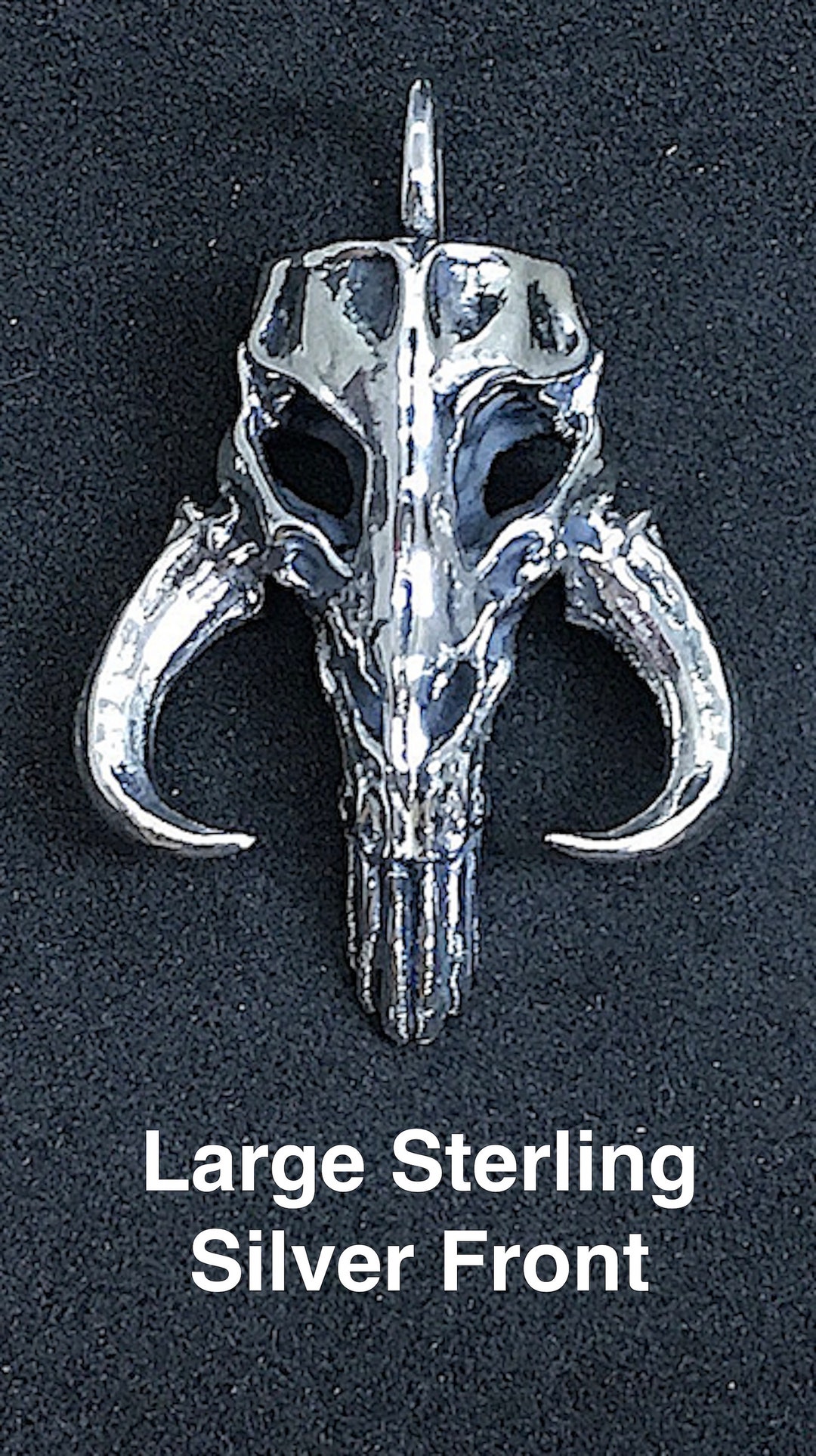 Large (original Size) Mythosaur Skull Pendant in Sterling Silver. (this ...