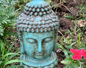 Asian Antique Turquoise Buddha Handcarved