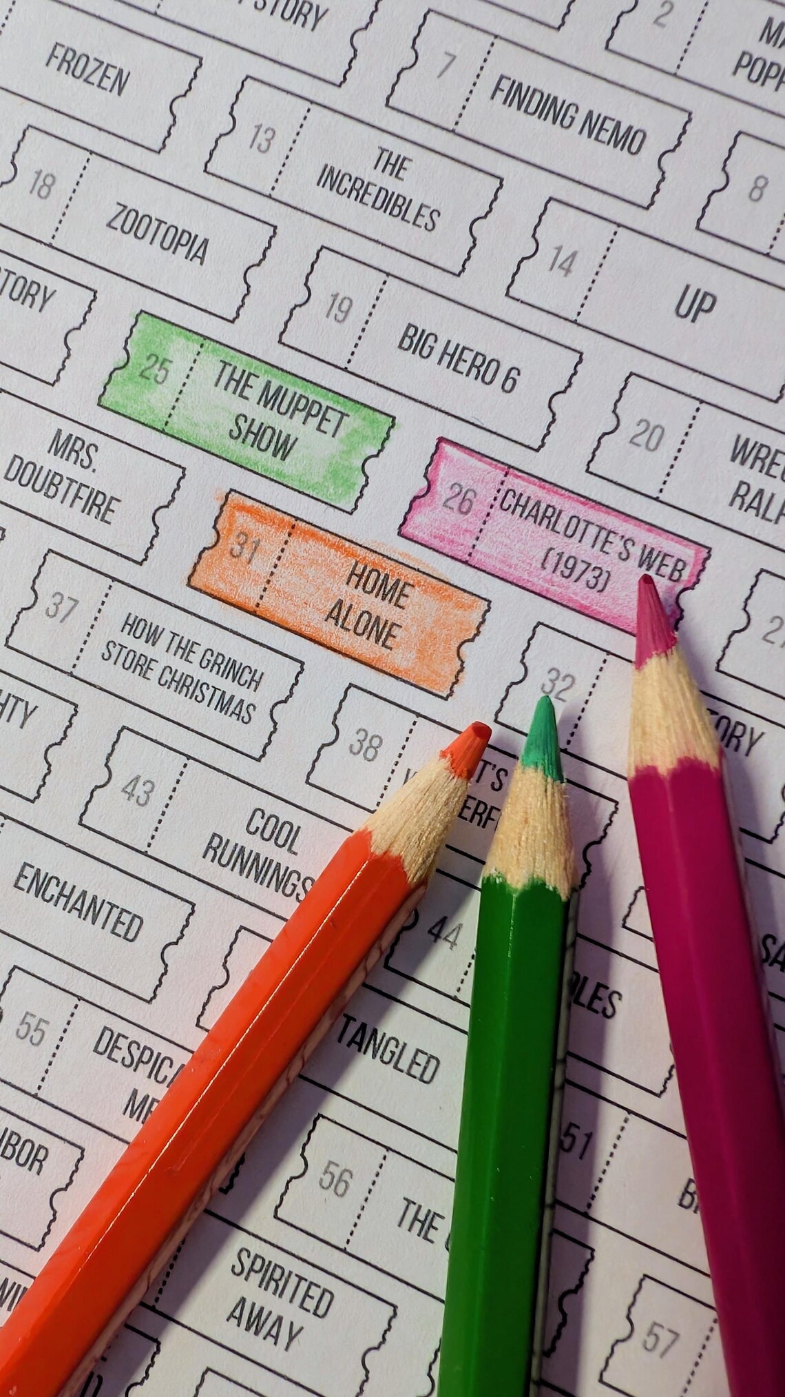 100 Wholesome Movies Printable Tracker | Family Movie Night Checklist ...