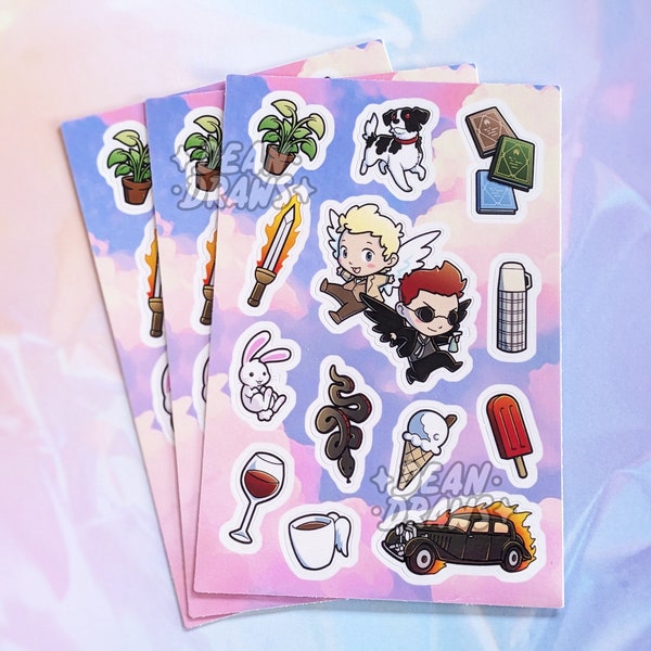 Good Omens Sticker Sheet