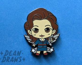 No You Move Captain America Peggy Carter Quote Pin Etsy