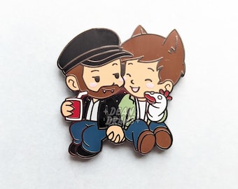 Vampire Werewolf Boyfriends Pin