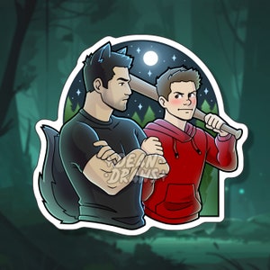 Derek/Stiles Midnight sticker