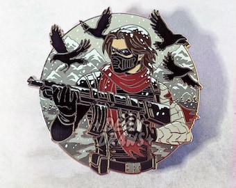Winter Soldier Crow Pin *B GRADE*