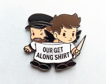 Vampire Angel Get Along Pin