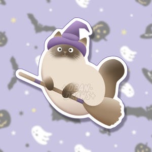 Witch Cat meme sticker