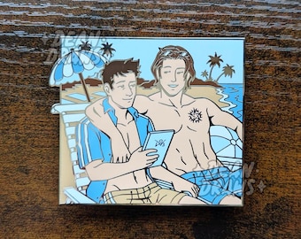 Cas Sam Beach Day pin