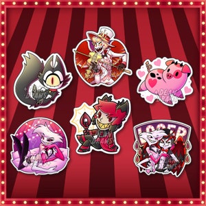 Hazbin Stickers PACK TWO