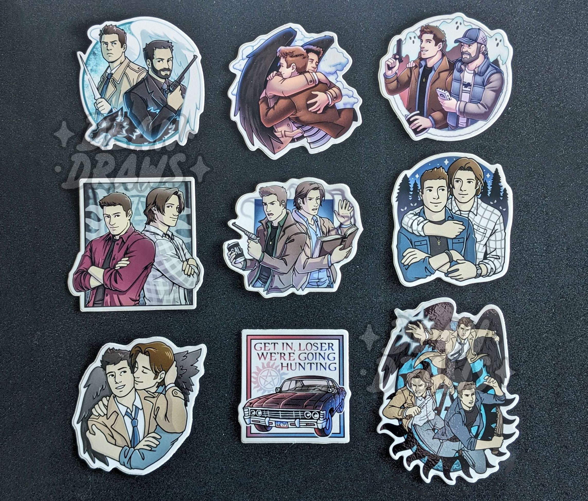 Supernatural Team up Stickers 