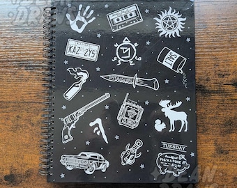 Supernatural Sticker Book (Black and White)