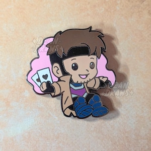 Gambit chibi-nål
