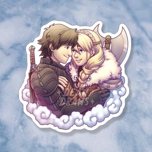 Hiccup/Astrid sticker