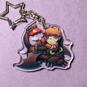 Hiccup Toothless Keychain
