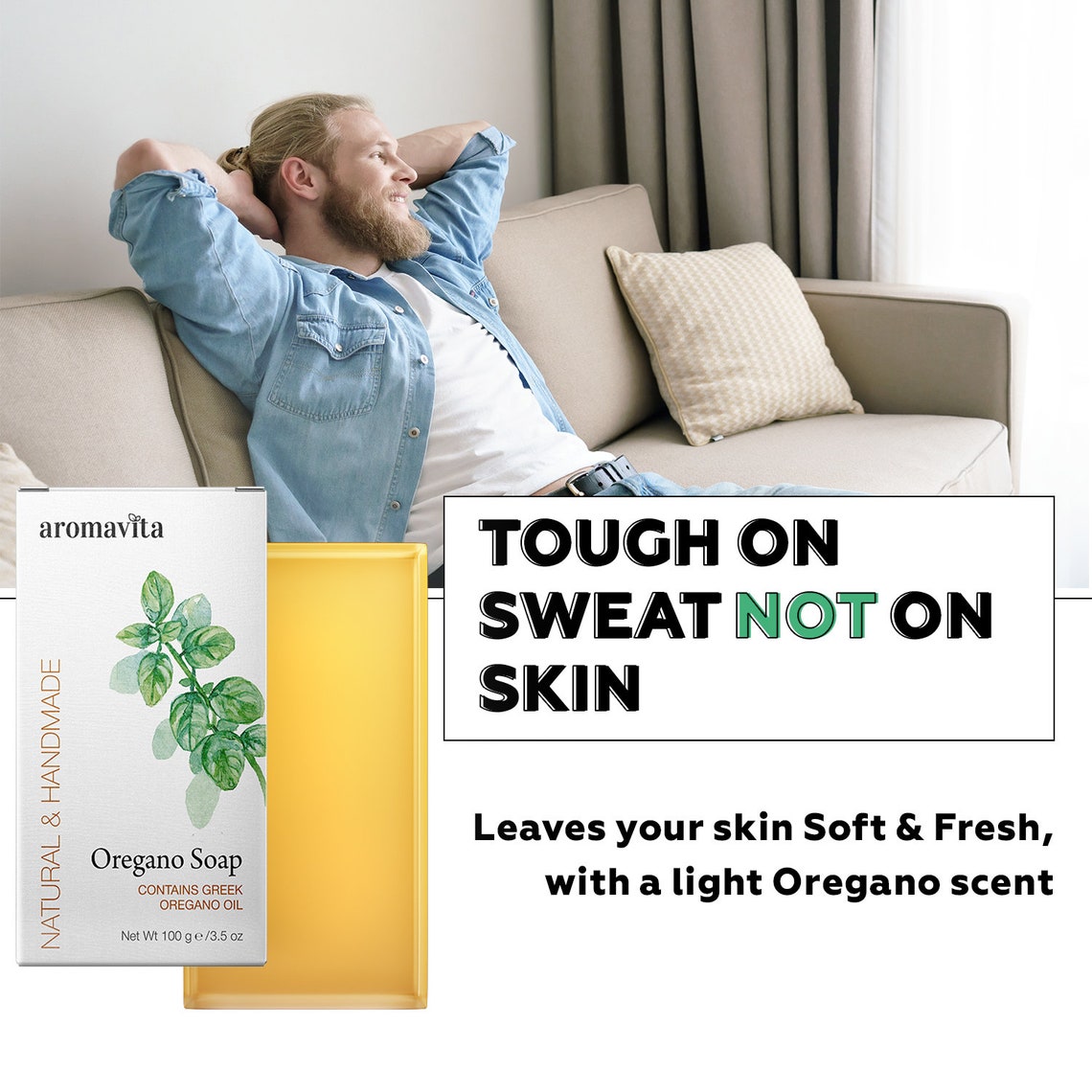 2 Bars Oregano Oil Soap Natural Antibacterial Soap for Etsy