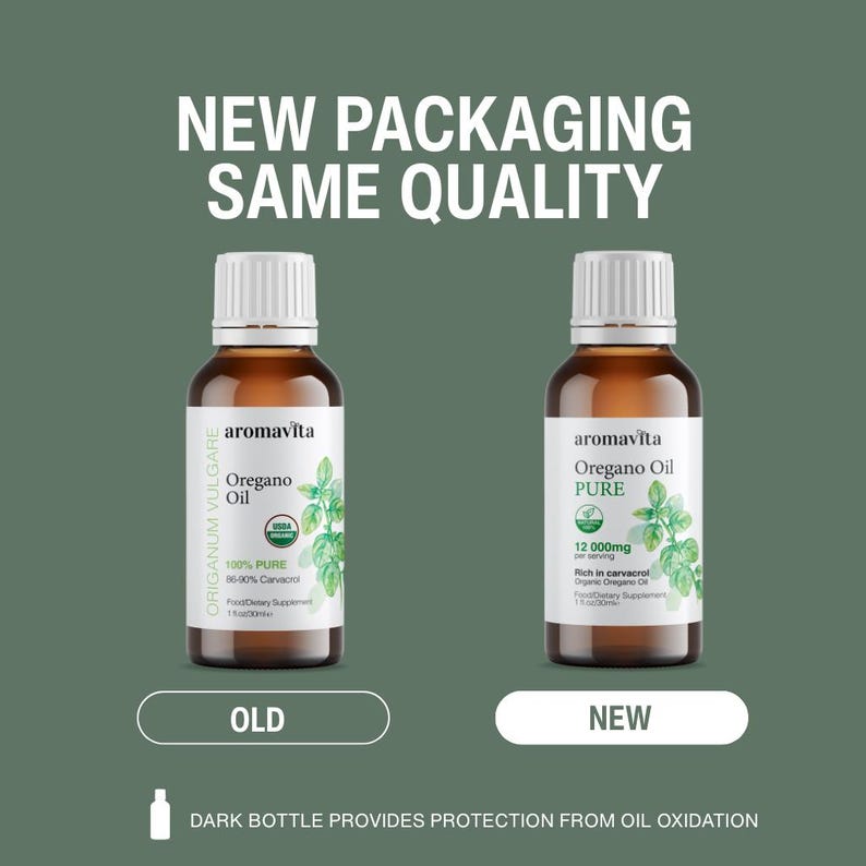 100% Pure Organic Greek Oregano Oil – Undiluted, Certified Organic | Natural Wellness DIETARY SUPPLEMENT image 6