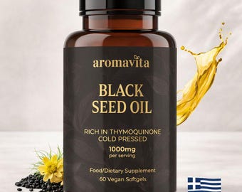 Black Seed Oil – Vegan Softgels, Nigella Sativa