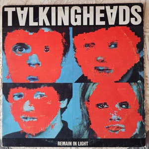 Talking Heads Vintage Vinyl, - Remain In Light 4th Album, 80&#39;s Art Rock New Wave Electronic with Brian Eno, Vinyl LP