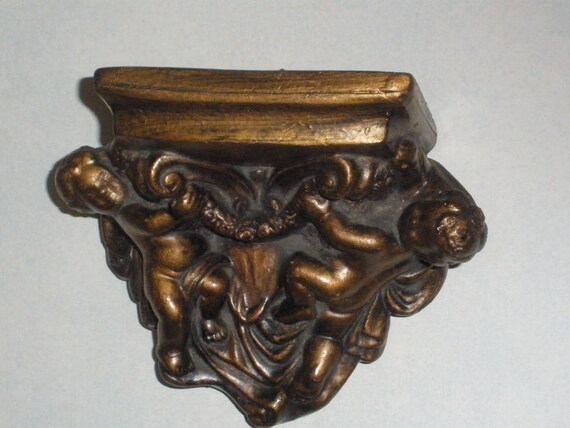 ANCIEN PORTE PHOTO en Laiton décor Ange Chérubin Vintage Décoration EUR 12,00 - FR