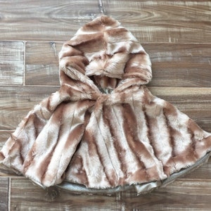 Toddler Cape Coat - Hooded Sunday Jacket - Toddler Wrap