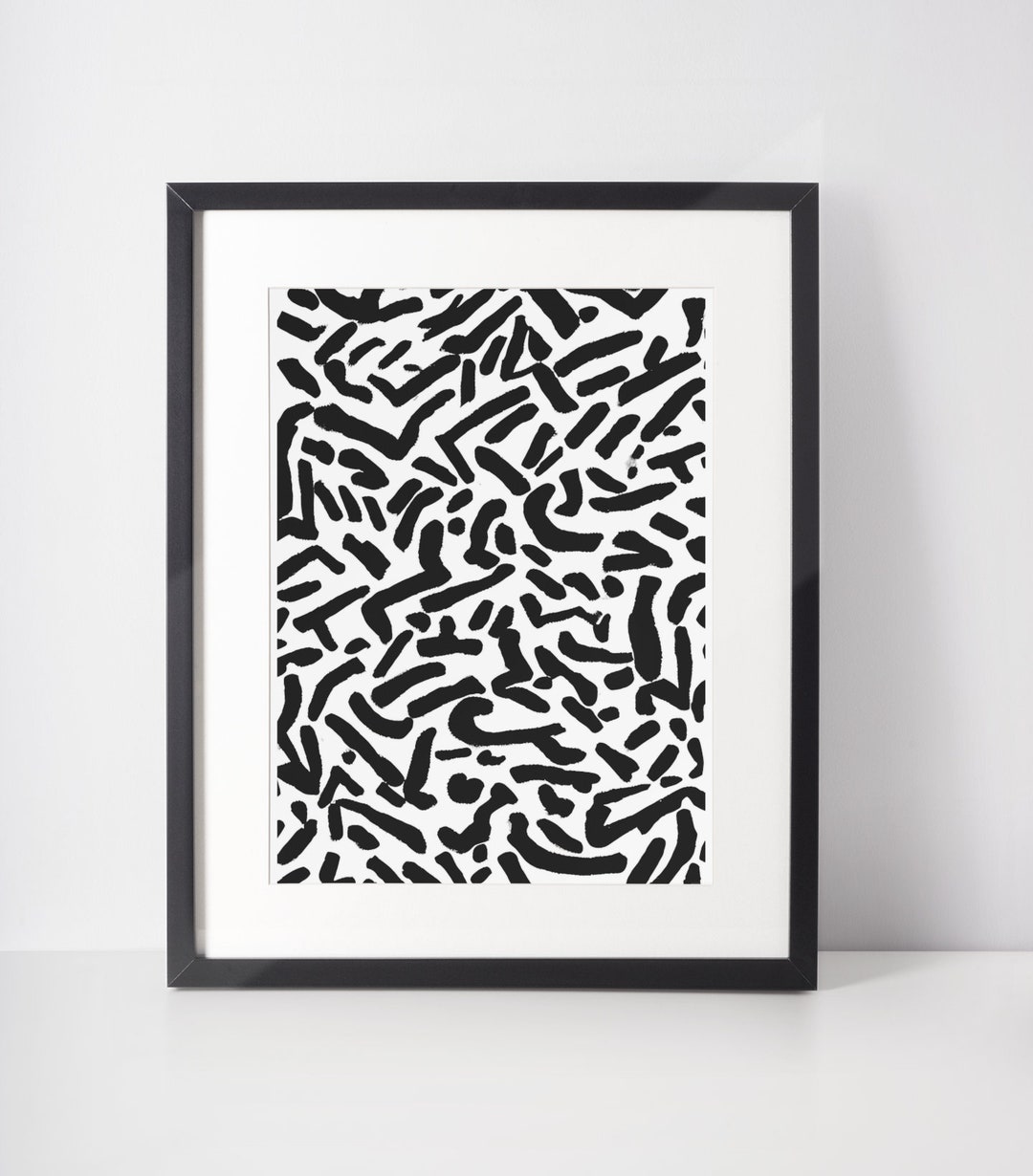 Black and White Minimalist Print, Downloadable Art Prints, Large ...