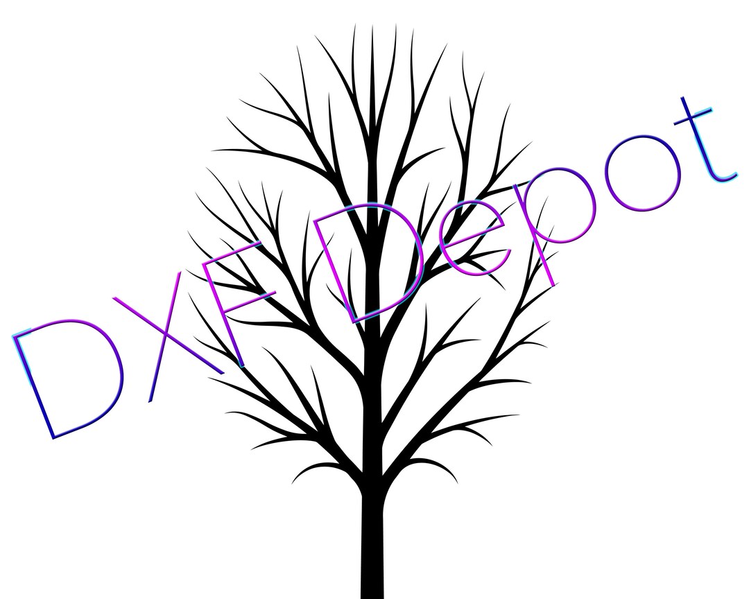 Tree Branches DXF Vector Art Clip Art Png AI Jpeg Pdf Silhouette Cricut ...
