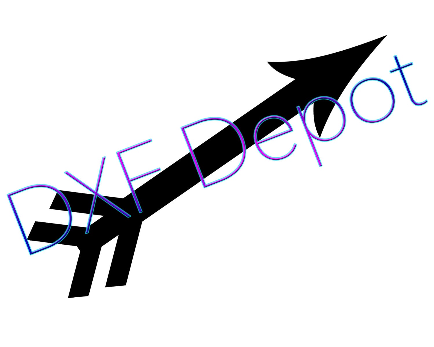 Arrow .dxf format. CNC Cut File Vector Art Clip Art | Etsy