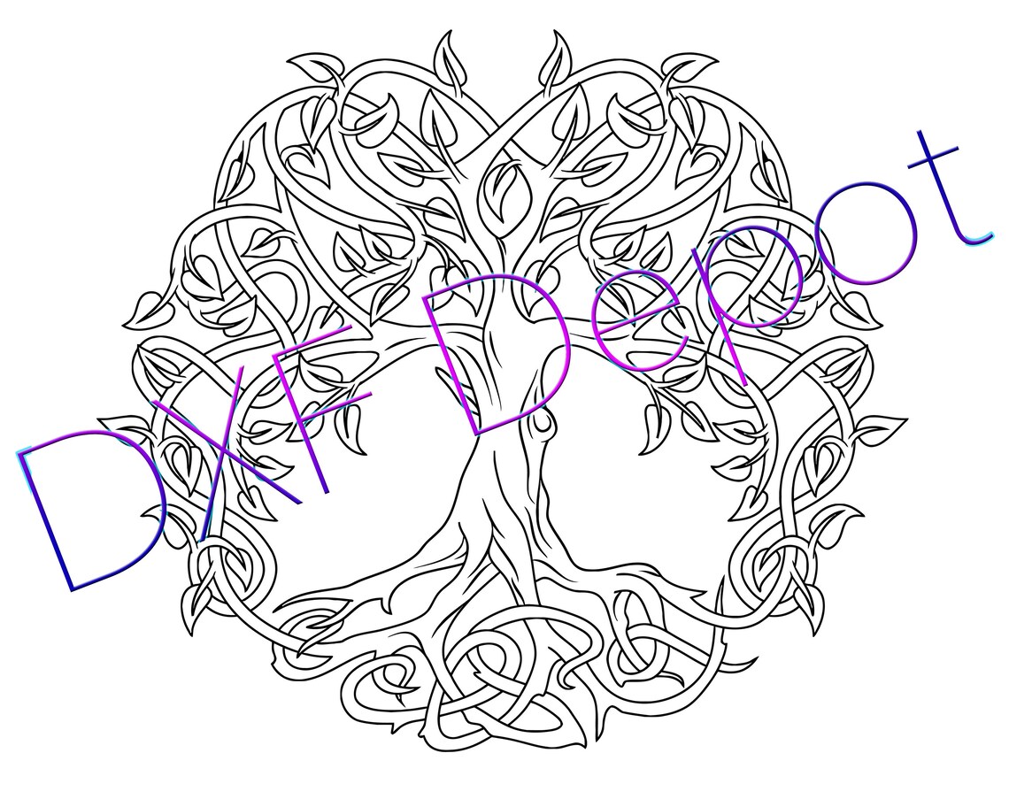Free Free 141 Tree Of Life Mandala Cricut SVG PNG EPS DXF File