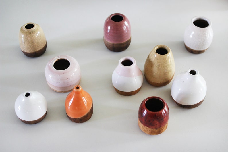 Miniature Pottery Vase Party Favors for Guests in Bulk Etsy