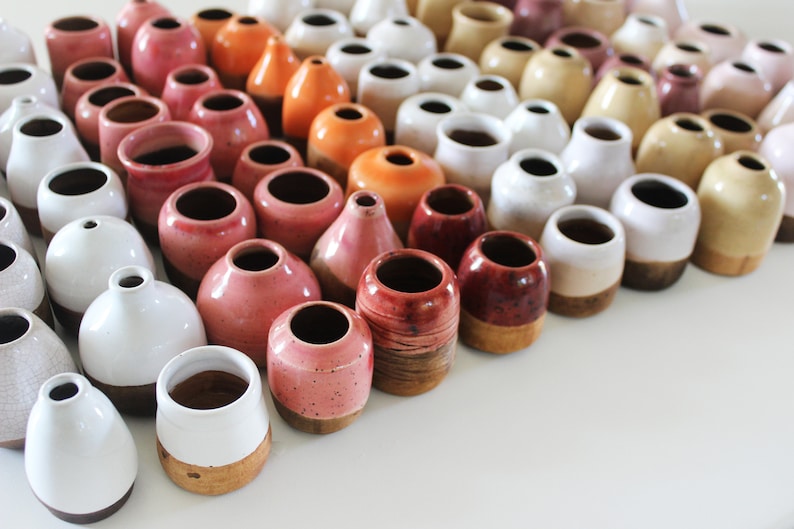 Miniature Pottery Vase Party Favors for Guests in Bulk Etsy
