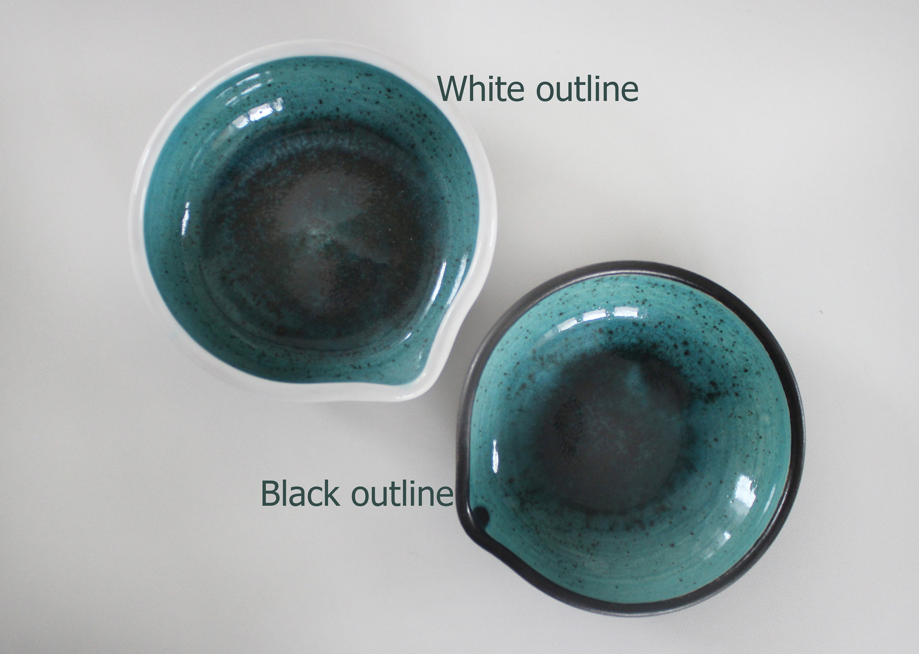 Repose cuillère turquoise - Poterie Massucco