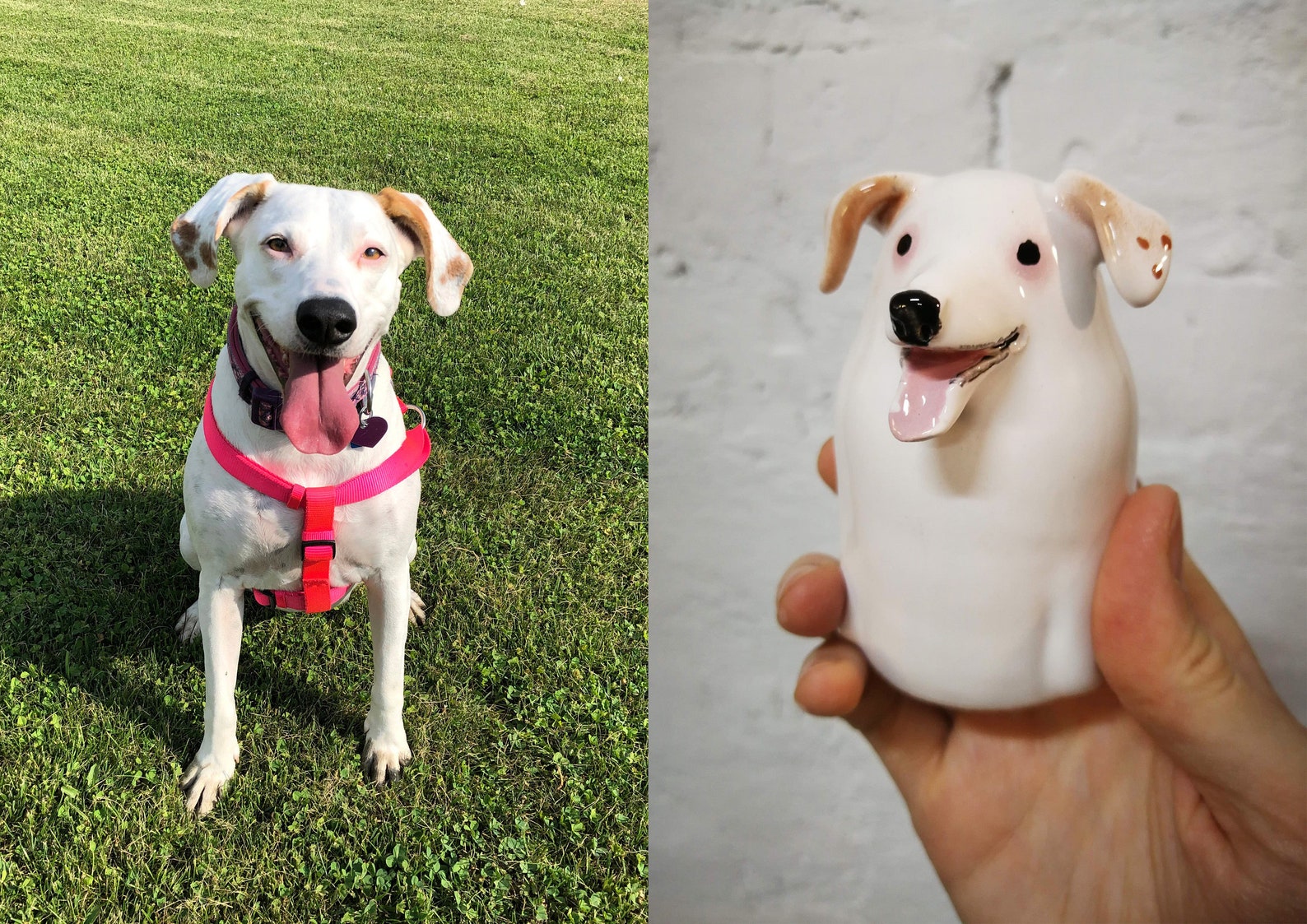 Custom Pet Portrait Personalized Pets Painting Ceramic Etsy Canada