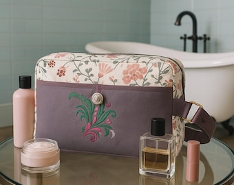 Aurora Bag Pattern: Quilted Toiletry Travel Pouch (PDF Pattern)