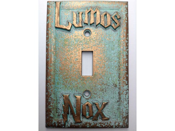 Lumos Nox Harry Potter Light Switch Cover