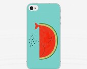 Phone Case Watermelon Whale - iPhone, Samsung Galaxy, Sony Xperia