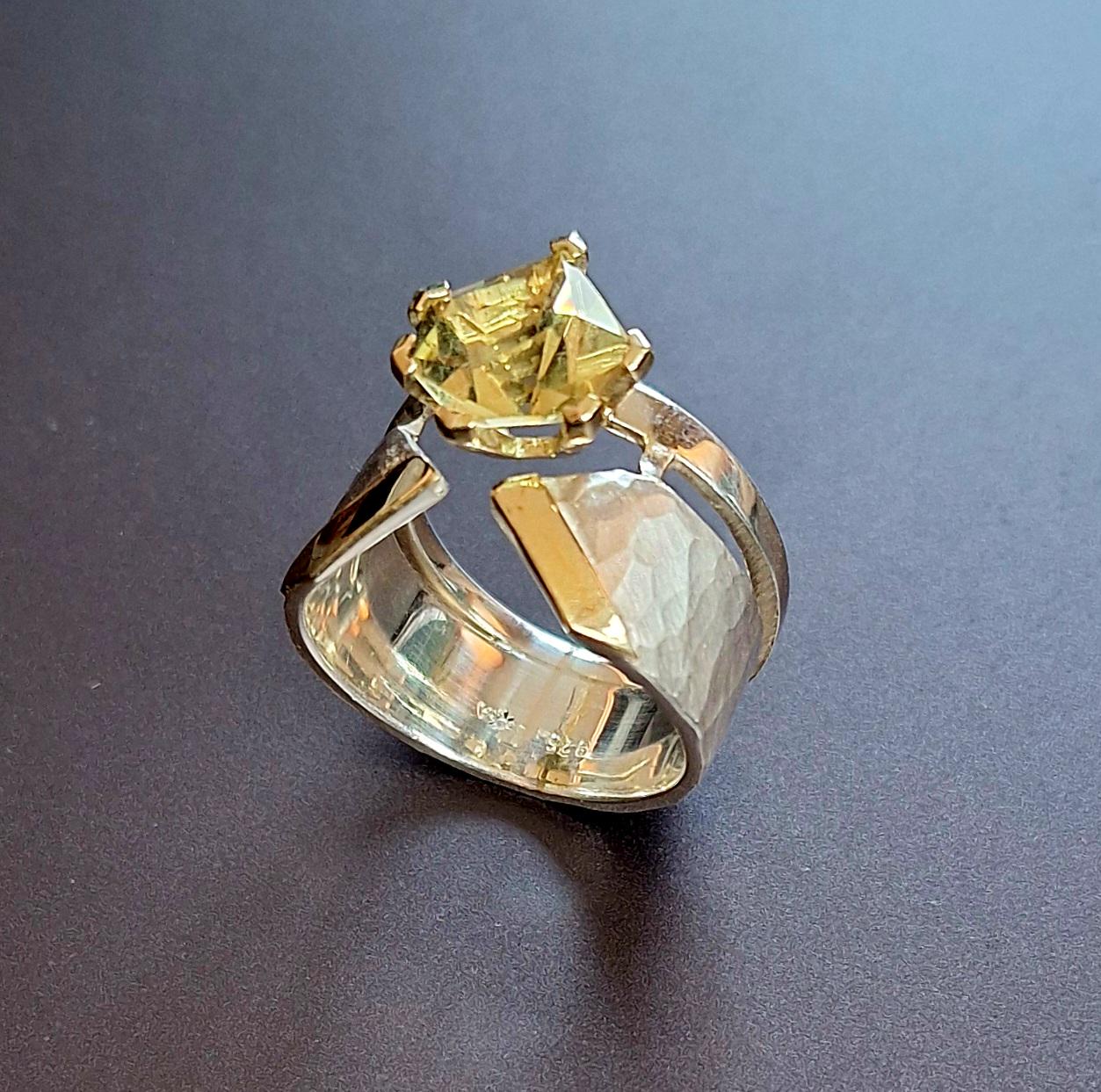 Bague En Argent 925 Avec Calcédoine - Référence BA-AR-607, Taille 58 - Neuve Avec étiquettes