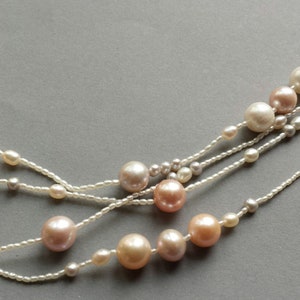 Collar largo de perlas