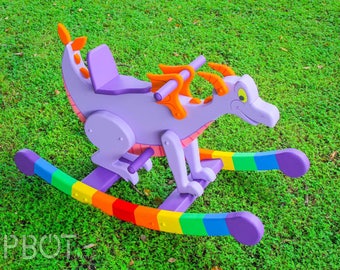 Dragon Rocker-sjabloon en instructies: digitale download