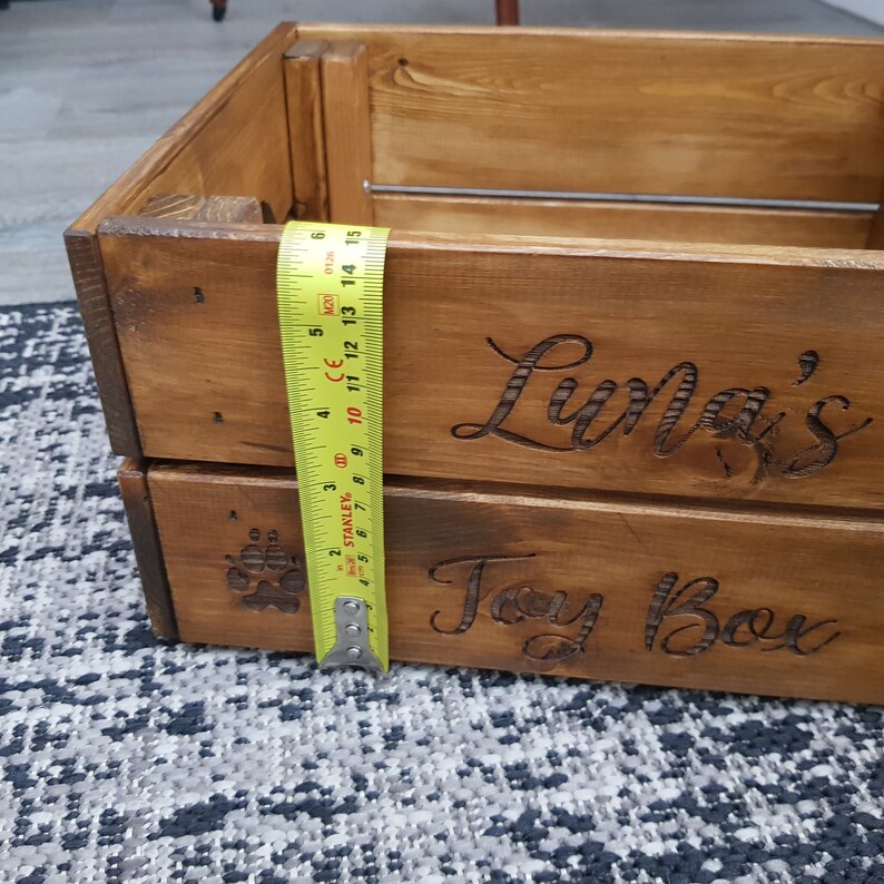 Large Dog Toy Box Dog Toy Storage Custom Made Personalise Etsy UK