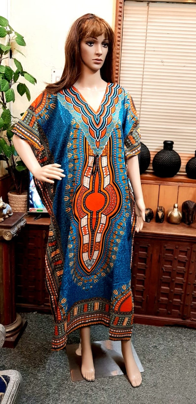 Kaftan Dress Caftan Maxi Dress Kimono Resort Wear Long | Etsy